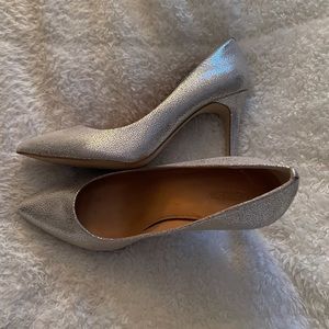 Jcrew metallic heals